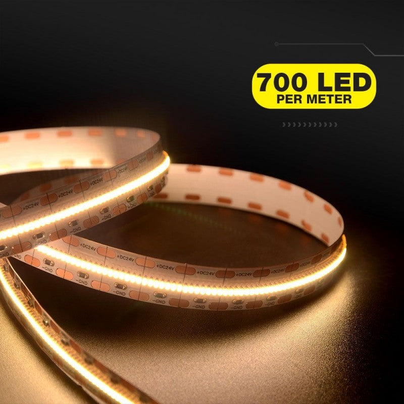 V-TAC Striscia LED 3-in-1 CCT CRI90 24V - Rotolo 10m - TANZILLI MARIO